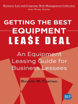 cover image of Getting the Best Equipment Lease Deal